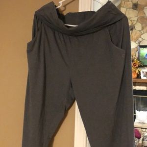 Rolled waist joggers